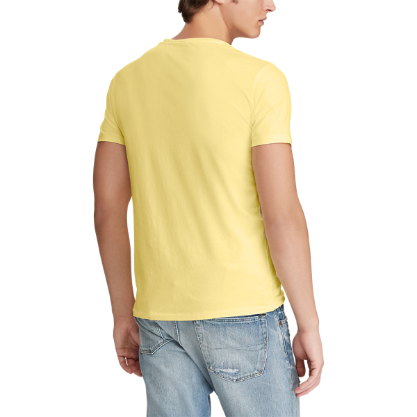 Custom Slim Fit Pocket T-Shirt Polo Ralph Lauren em Banana Peel 4