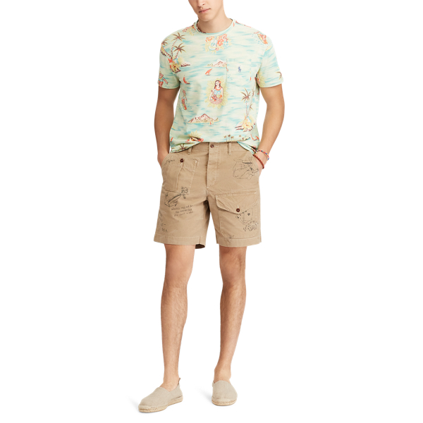 Prepster Hawaiian Custom Slim Fit Cotton T-Shirt Polo Ralph Lauren 3