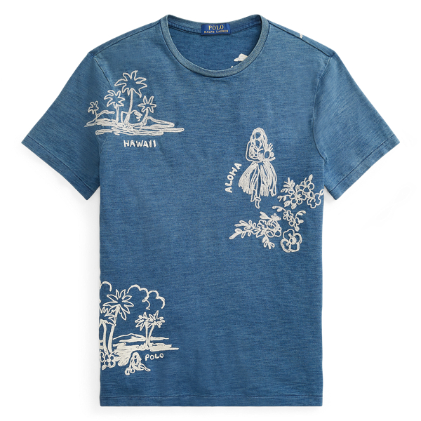Classic Fit Cotton T-Shirt Polo Ralph Lauren em 1
