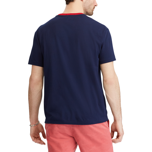 Classic Fit Cotton T-Shirt Polo Ralph Lauren em Cruise Navy 4
