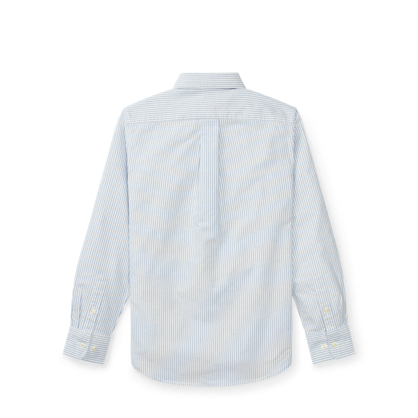 Camicia Oxford in cotone Custom-Fit Boys 6-14 Years in Blu chiaro multicolore 2