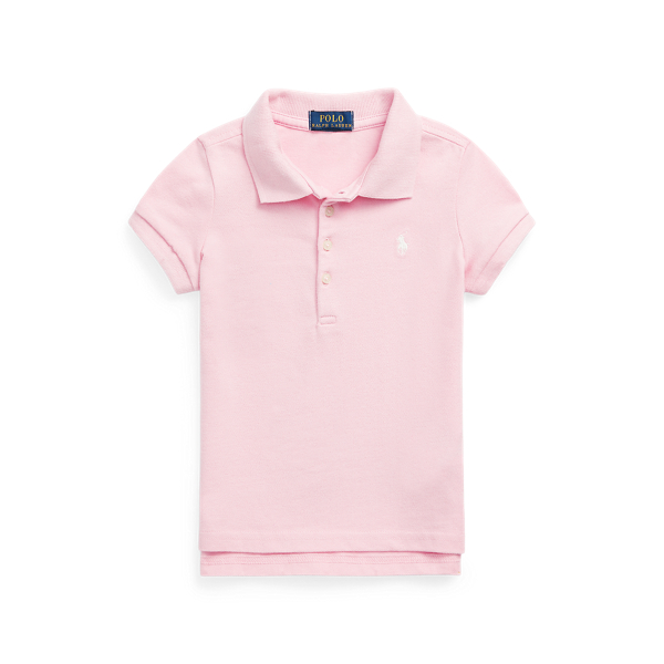 Girls Pink Polo Shirts Ralph Lauren