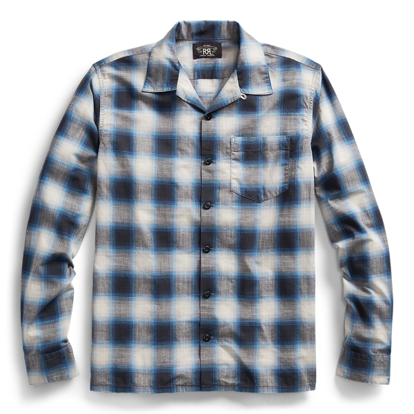 Plaid Cotton Poplin Workshirt RRL 1