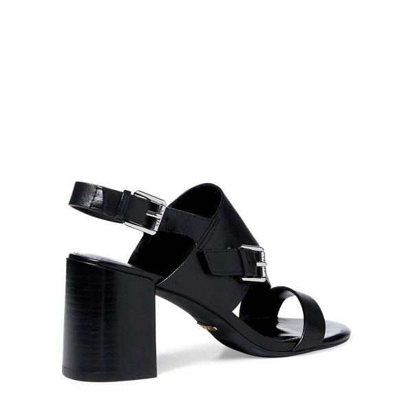 Black Florin Vachetta Leather Sandal Lauren 4