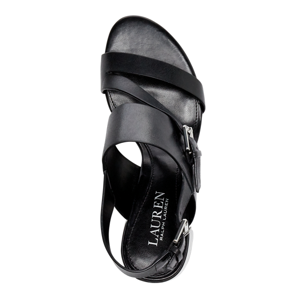 Black Florin Vachetta Leather Sandal Lauren 5