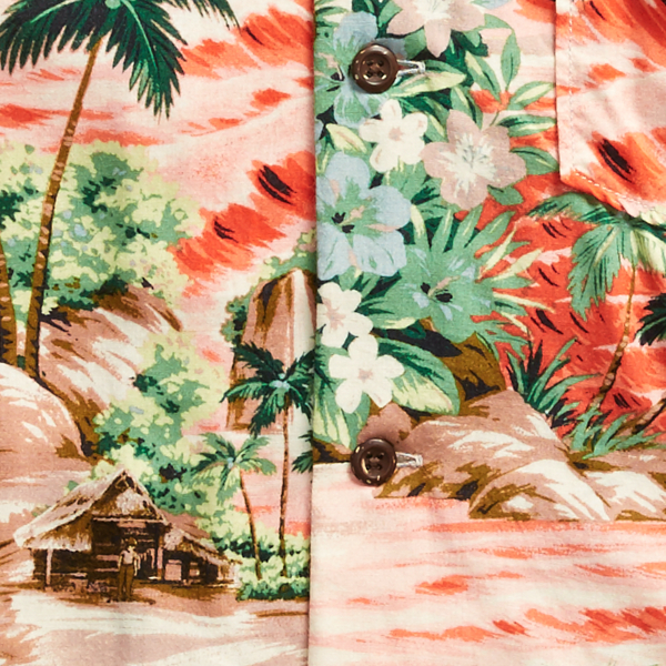 Rl 996 Coral Multi Hawaiian Shirt RRL 3