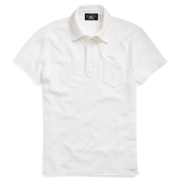 Jacquard-Knit Cotton Polo