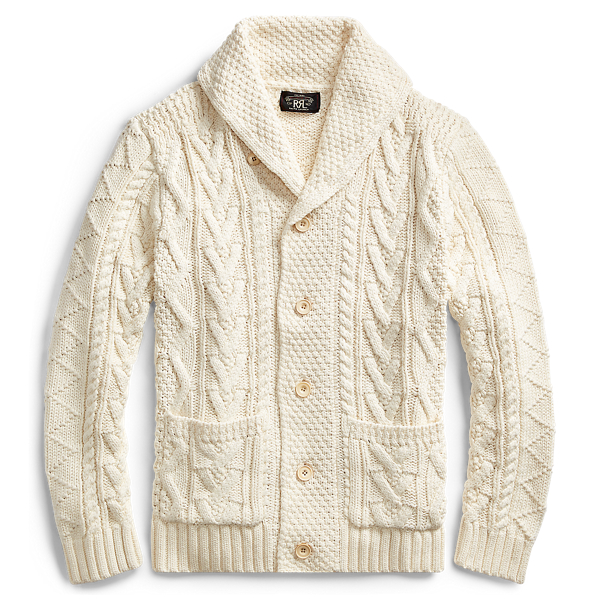 Cotton-Silk-Linen Cardigan RRL 1