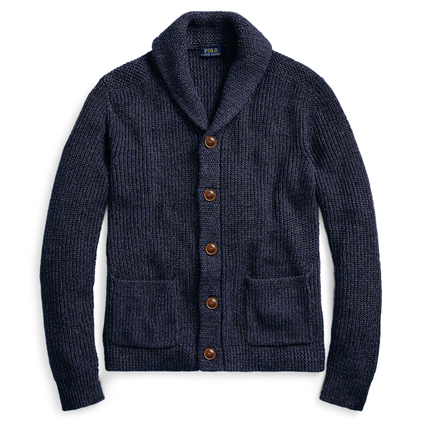 Cotton-Linen Shawl Cardigan Polo Ralph Lauren 1