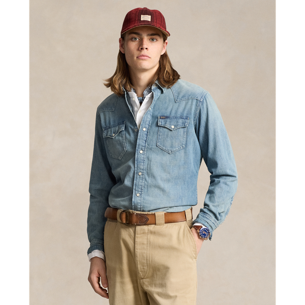 Polo ralph lauren classic fit western shirt on sale