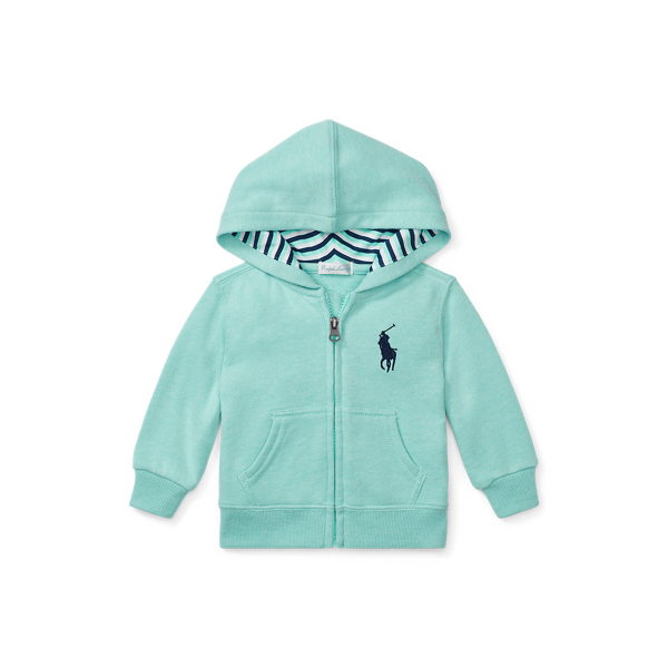 Cotton-Blend-Fleece Hoodie