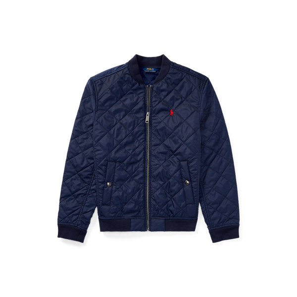 Quilted Baseball Jacket Boys 6-14 Years 1