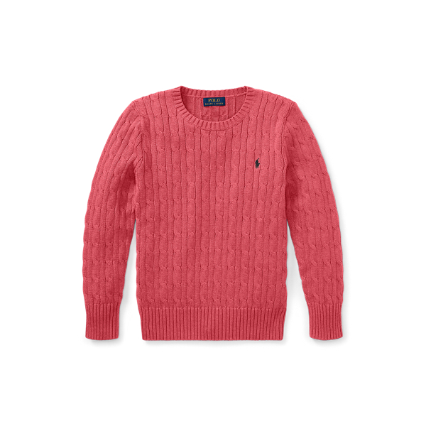 Cable-Knit Cotton Sweater