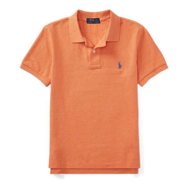 Custom Fit Cotton Mesh Polo Boys 6-14 Years 1