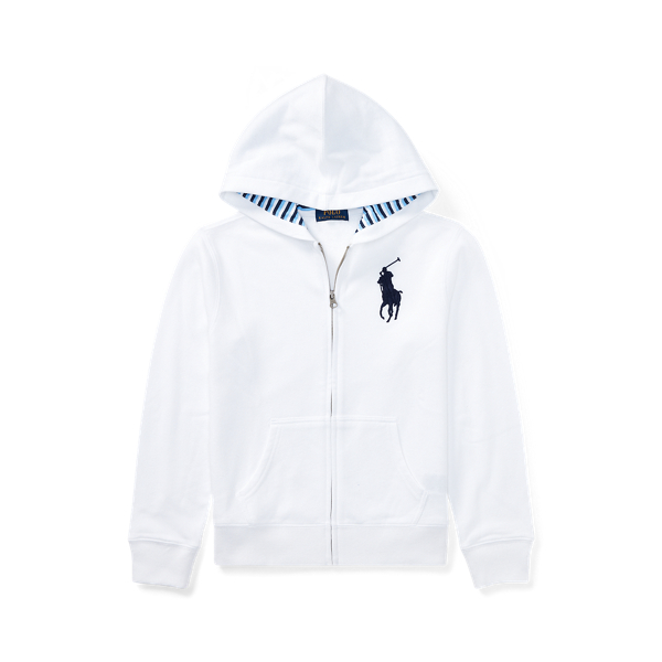 Cotton-Blend-Fleece Hoodie