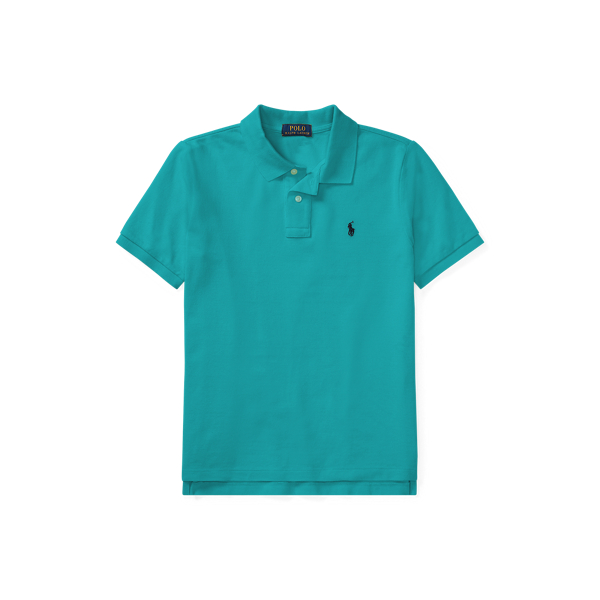 Cotton Mesh Polo Shirt Boys 6-14 Years em 1