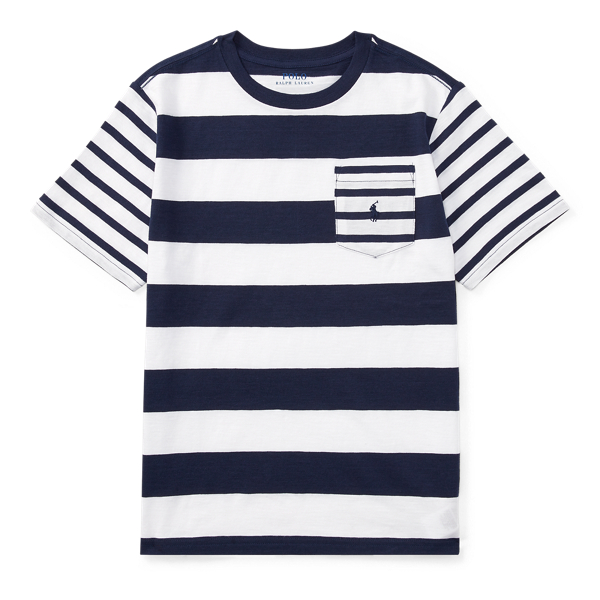 Striped Cotton Jersey T-Shirt