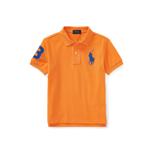 Cotton Mesh Polo Shirt Boys 1.5-6 Years 1