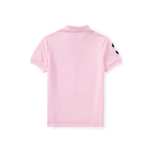 Carmel Pink Cotton Mesh Polo Shirt Boys 2-7 2