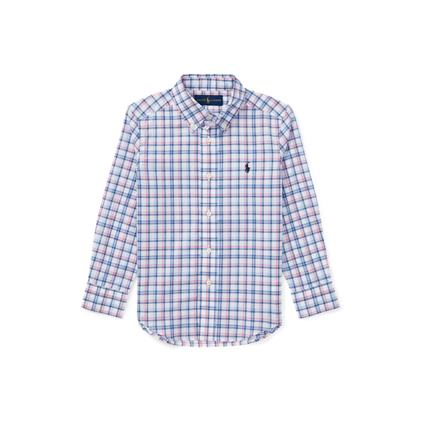 Camicia scozzese in cotone stretch Boys 1.5-6 Years in 1