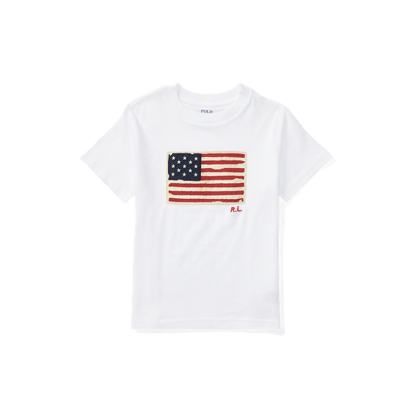 Flag Cotton Jersey Tee Boys 1.5-6 Years 1