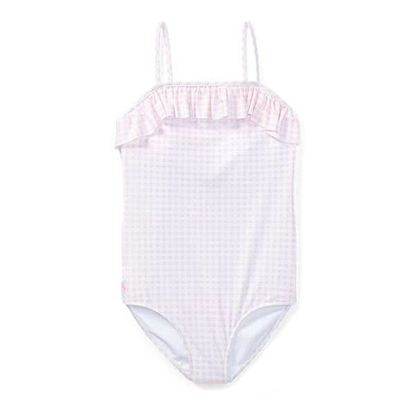 Gingham One-Piece Swimsuit Girls 7-14 Years 1