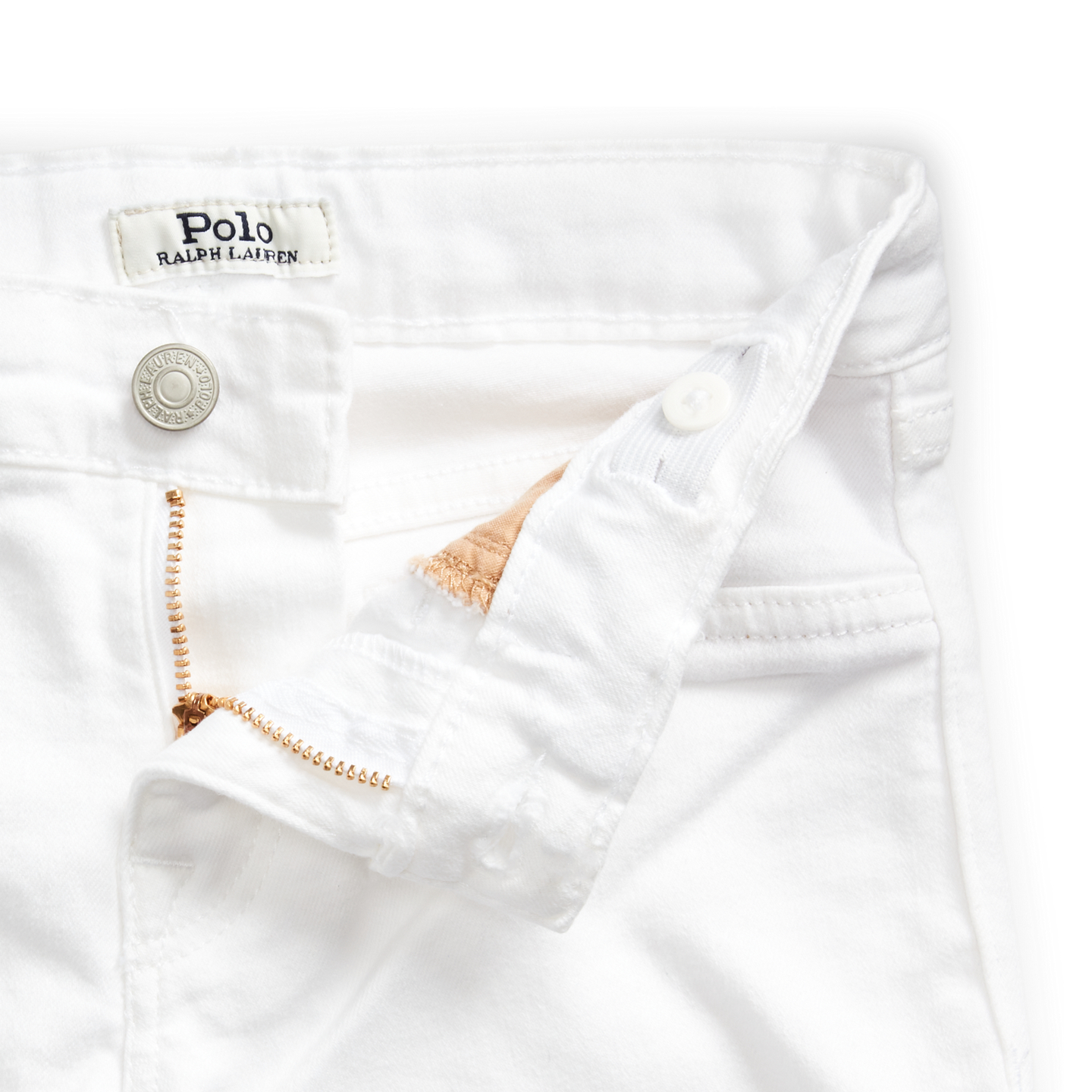 Детские леггинсы Ralph Lauren Aubrie Denim, цвет: Белый — фото 2