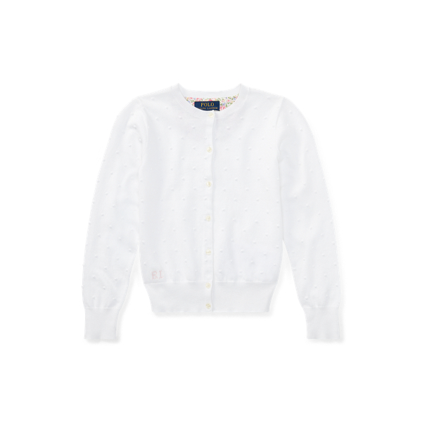 Dot Cotton Cardigan Girls 7-14 Years 1