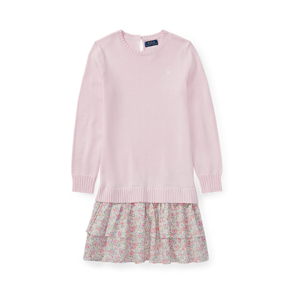 Abito in maglia in cotone Girls 7-14 Years in 1