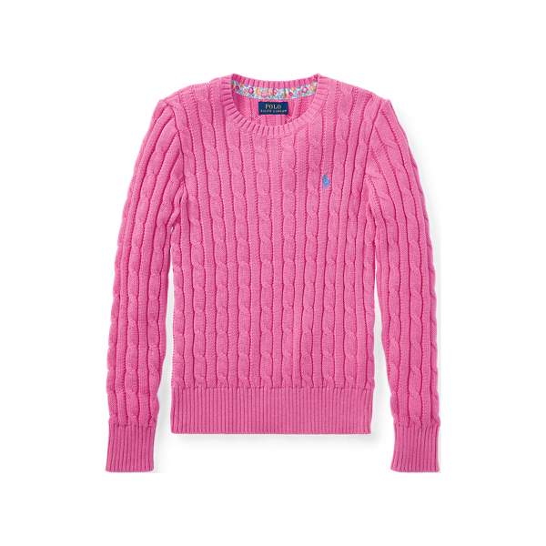 Cable-Knit Cotton Sweater