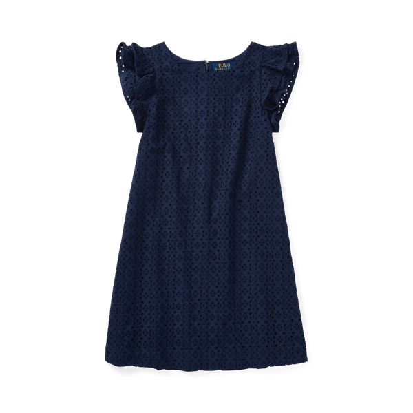 Eyelet Dress Girls 7-14 Years 1