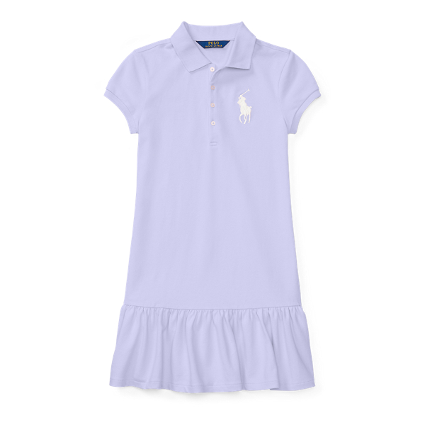 Big Pony Stretch Polo Dress Girls 7-14 Years 1
