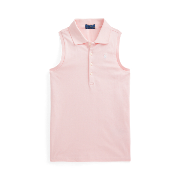 Stretch Mesh Sleeveless Polo Girls 7-14 Years 1