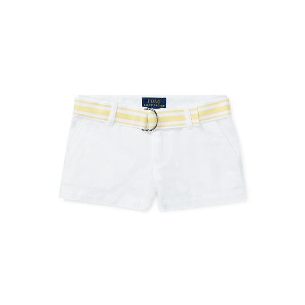 Belted Cotton Chino Short Girls 1.5-6.5 Years 1