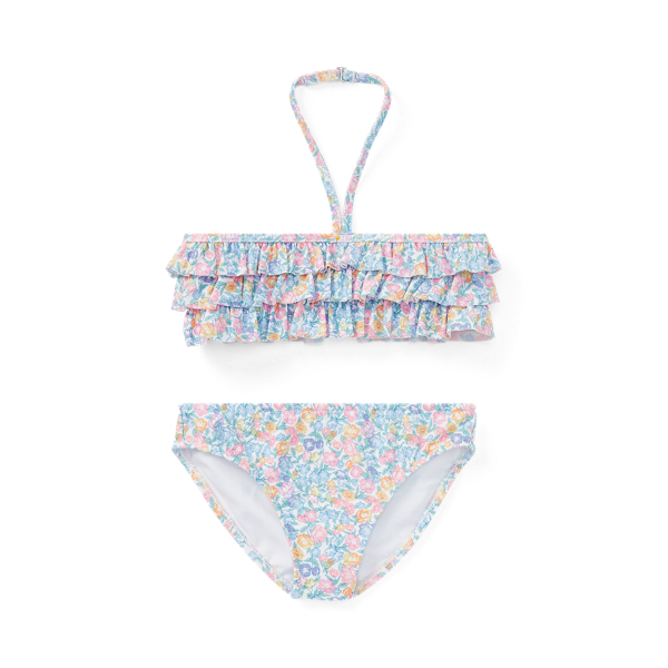 Floral Two-Piece Swimsuit Girls 1.5-6.5 Years 1
