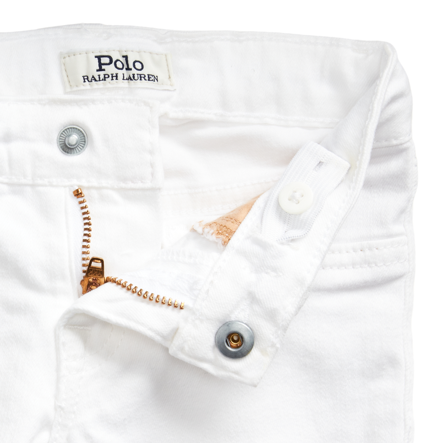 Детские леггинсы Ralph Lauren Aubrie Denim, цвет: Белый — фото 2