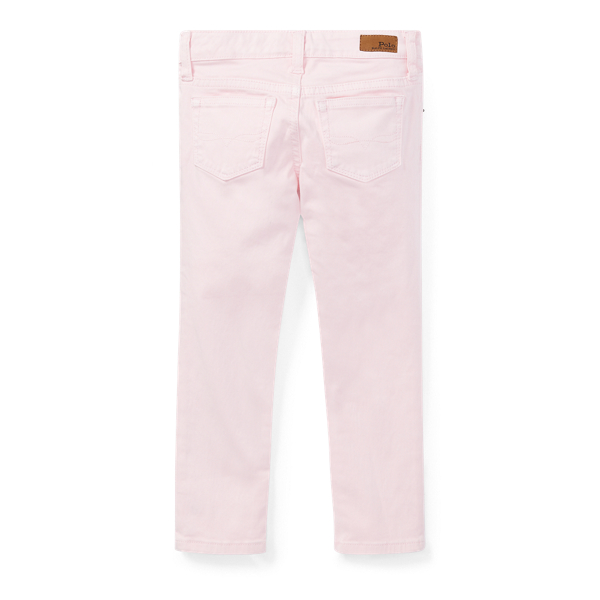 Embroidered Sateen Skinny Jean