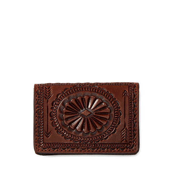 Hand-Tooled Leather Wallet
