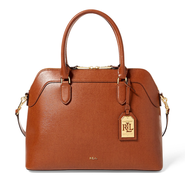 Lauren Tan Saffiano Leather Nora Satchel Lauren 1