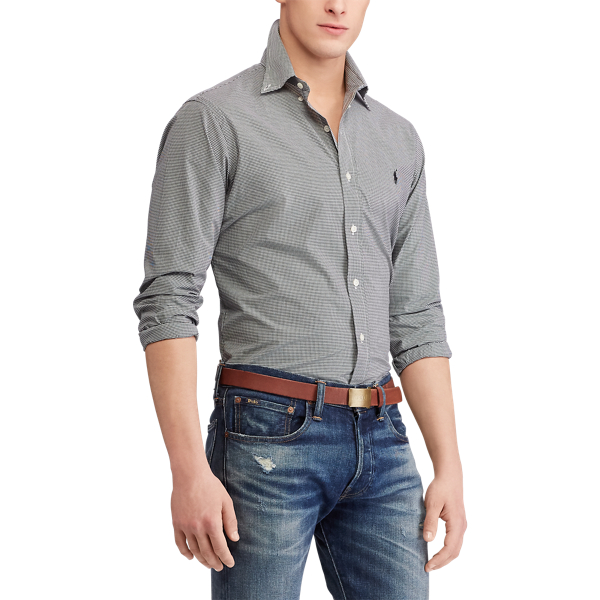 Black/White Classic Fit Checked Shirt Polo Ralph Lauren 3