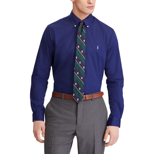 Chemise classique en popeline Polo Ralph Lauren en Bleu Soho 3