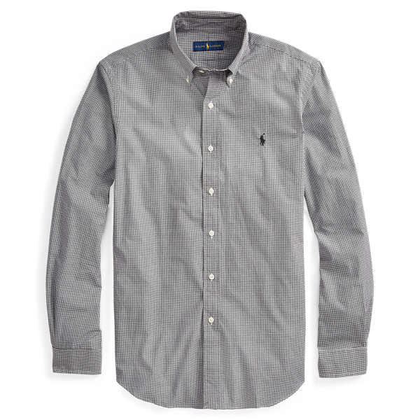 Mini-Gingham Poplin Shirt Big & Tall 1