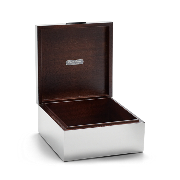 Coffret distinctif en acajou Ralph Lauren Home en Argent 2