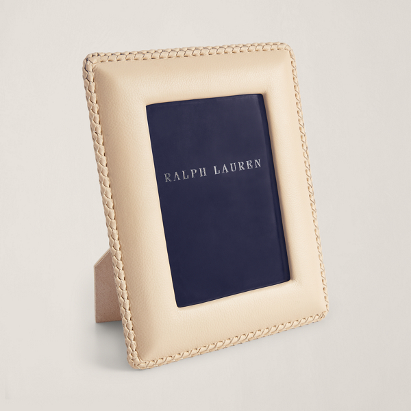 Sand Faye Leather Frame Ralph Lauren Home 2