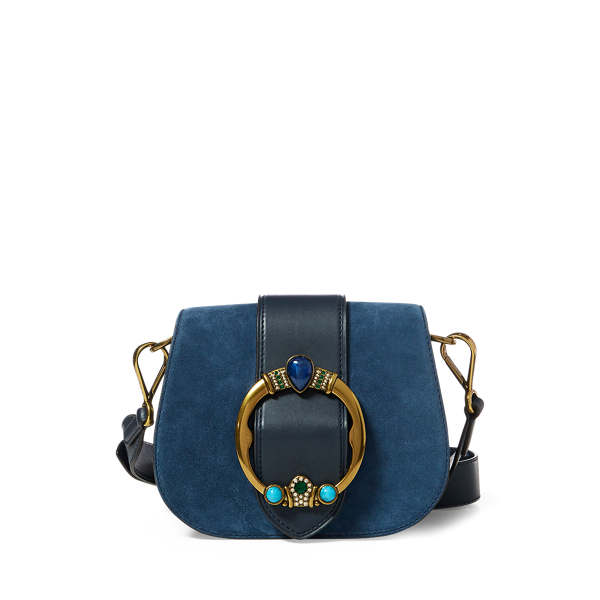 Ralph lauren suede handbag online