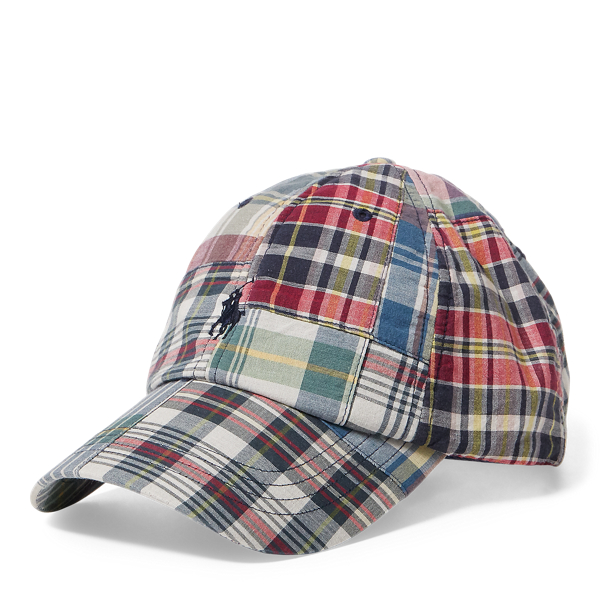 Patchwork Madras Baseball Cap