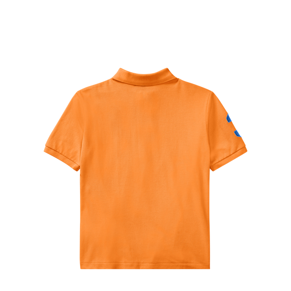 Thai Orange Cotton Mesh Polo Shirt Boys 8-20 2