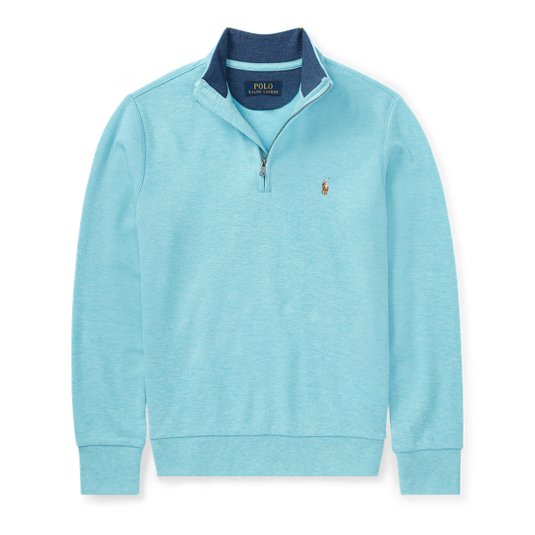 Cotton Mesh Half-Zip Pullover Boys 6-14 Years 1