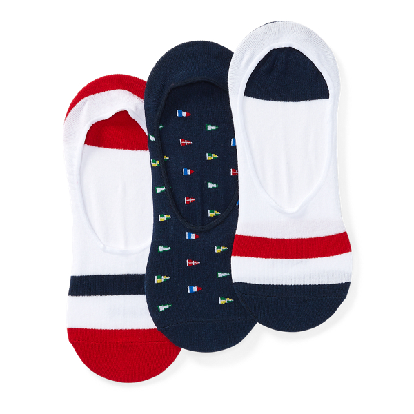 Flag No-Show Liner Sock 3-Pack