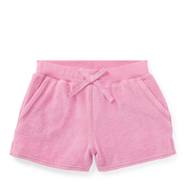 Hammond Pink Cotton Terry Pull-On Short Girls 2-6x 1